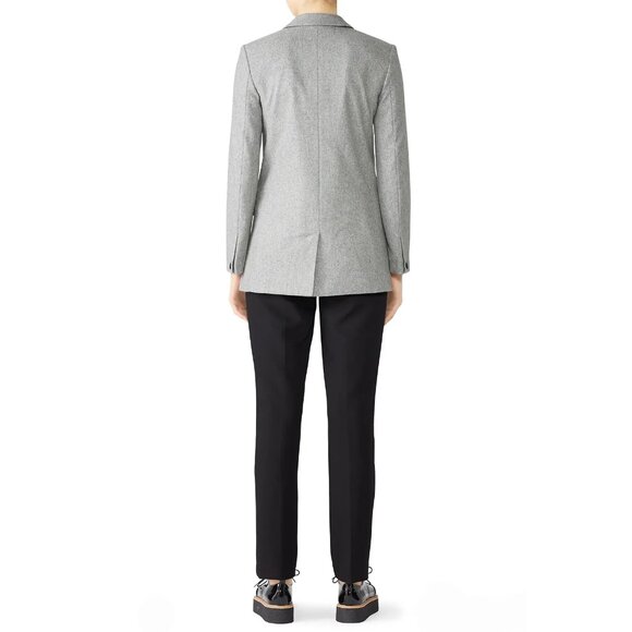 rag & bone Ellie Wool Blazer in Light Charcoal Gray - sz 2 - Picture 3 of 12